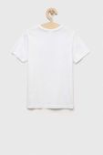 Дитяча бавовняна футболка Birba&Trybeyond колір білий з принтом (3220643)