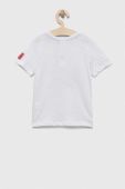 Дитяча бавовняна футболка Birba&Trybeyond колір білий з принтом (3222067)