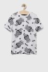 Дитяча бавовняна футболка Birba&Trybeyond колір білий візерунок (3221170)