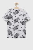 Дитяча бавовняна футболка Birba&Trybeyond колір білий візерунок (3221170)
