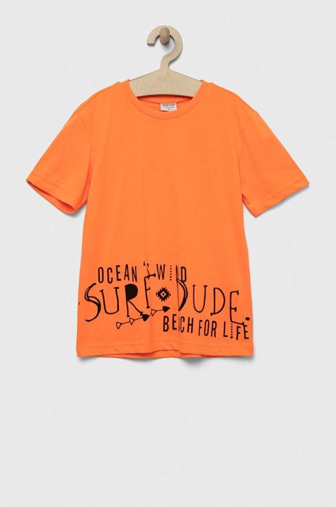 Дитяча футболка Birba&Trybeyond колір помаранчевий з принтом (3221458)
