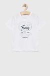 Дитяча бавовняна футболка Birba&Trybeyond колір білий з принтом (3095975)
