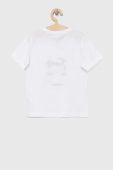 Дитяча бавовняна футболка Birba&Trybeyond колір білий з принтом (3095975)