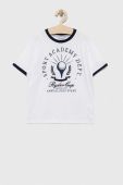 Дитяча бавовняна футболка Birba&Trybeyond колір білий з принтом (3095990)