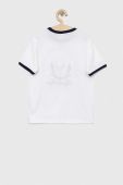 Дитяча бавовняна футболка Birba&Trybeyond колір білий з принтом (3095990)