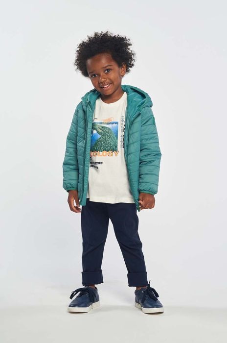 Дитяча бавовняна футболка Birba&Trybeyond колір білий з принтом (3096005)