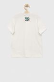Дитяча бавовняна футболка Birba&Trybeyond колір білий з аплікацією (3096024)