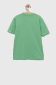 Дитяча бавовняна футболка Birba&Trybeyond колір зелений з принтом (3220200)