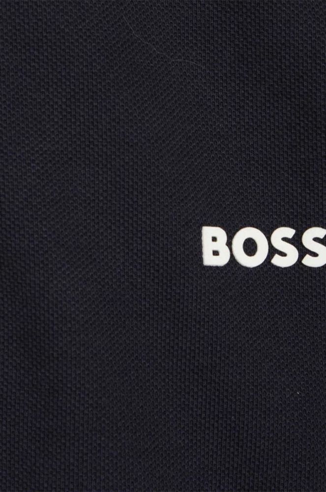 Футболка для немовлят BOSS колір синій з принтом фото 3