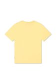 Дитяча бавовняна футболка BOSS колір жовтий з принтом (3072031)