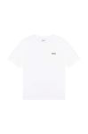 Дитяча бавовняна футболка BOSS колір білий однотонний (3072137)