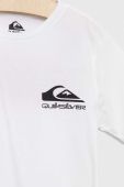 Дитяча бавовняна футболка Quiksilver колір білий з принтом (3046751)