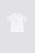 Дитяча бавовняна футболка Coccodrillo колір білий з принтом (2991580)