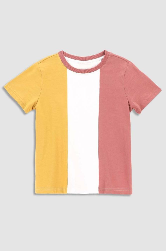 Дитяча бавовняна футболка Coccodrillo візерунок колір барвистий (2997385)