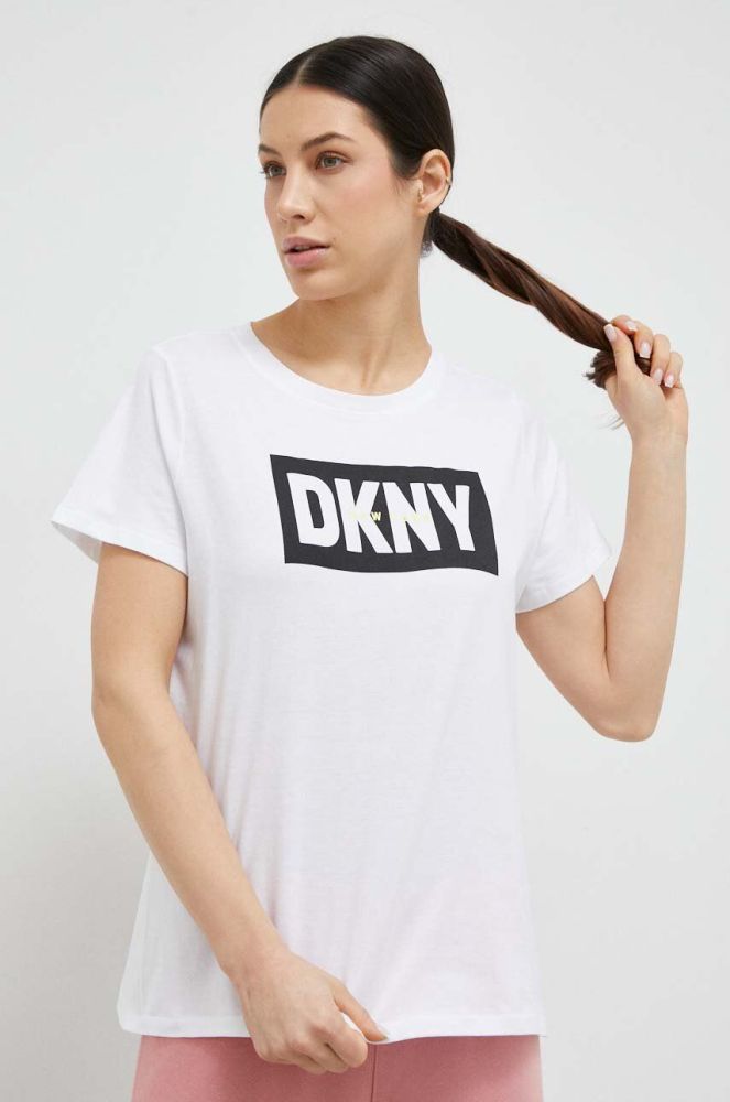 Бавовняна футболка Dkny колір білий (3054016)