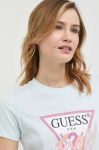 Бавовняна футболка Guess колір блакитний (2920183)