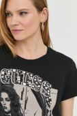 Бавовняна футболка Guess колір чорний (2849067)