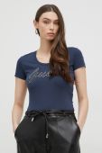 Футболка Guess жіночий колір синій (2897121)