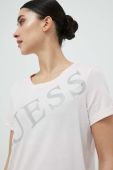 Бавовняна футболка Guess колір рожевий (2948813)