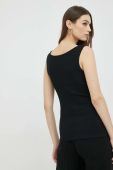Бавовняний топ Guess колір чорний (2911842)