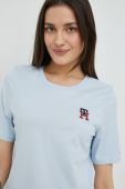 Бавовняна футболка Tommy Hilfiger колір блакитний (2885922)