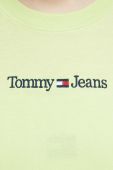 Бавовняна футболка Tommy Jeans колір жовтий (2955642)