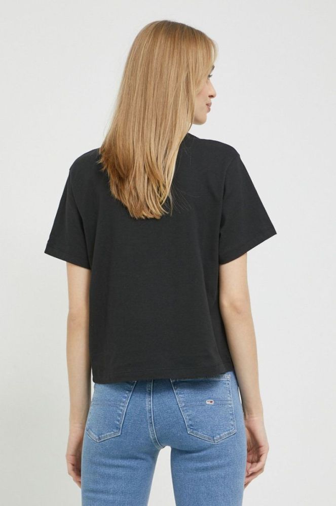Бавовняна футболка Tommy Jeans колір чорний (2887661) фото 2