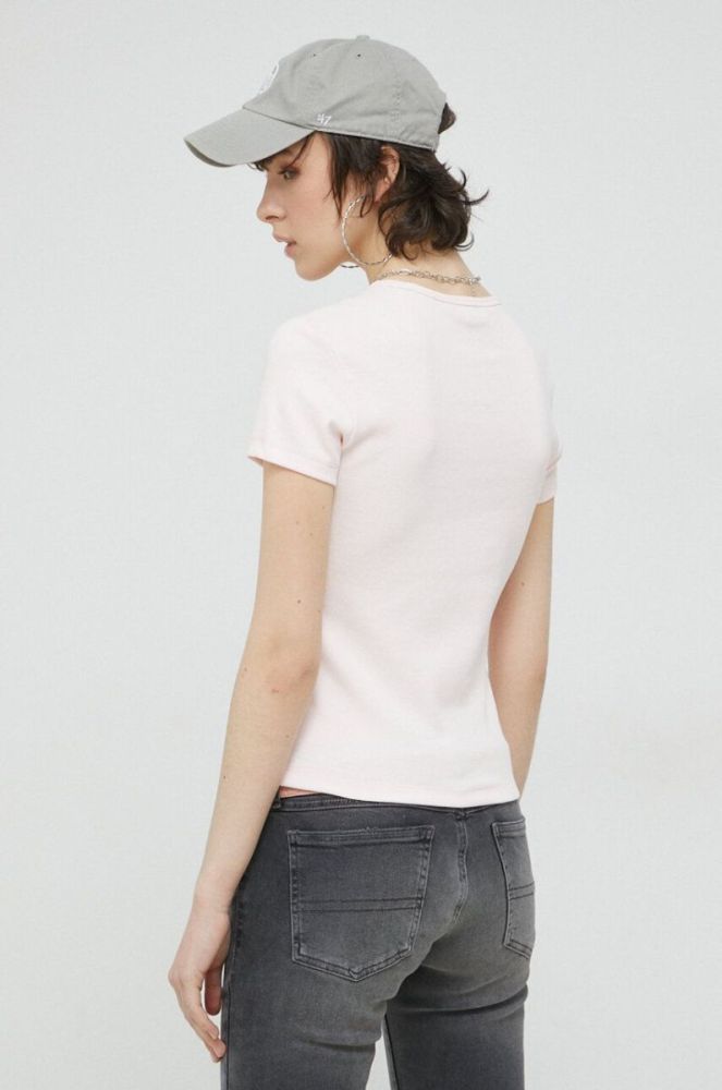 Футболка Tommy Jeans жіночий колір рожевий (2982945) фото 3