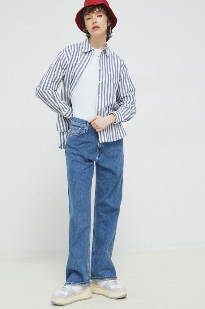 Футболка Tommy Jeans жіночий колір блакитний (2982951) фото 2
