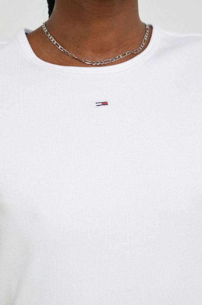 Футболка Tommy Jeans жіночий колір білий (2835162) фото 5