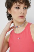 Топ Tommy Jeans жіночий колір рожевий (2968699)