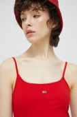 Боді Tommy Jeans жіночі колір червоний