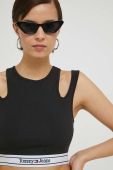 Топ Tommy Jeans жіночий колір чорний (2955688)