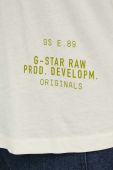 Бавовняна футболка G-Star Raw колір бежевий (2805556)