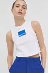 Бавовняний топ Karl Lagerfeld Jeans колір білий (2924705)