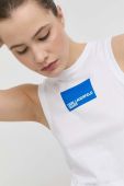 Бавовняний топ Karl Lagerfeld Jeans колір білий (2924705)