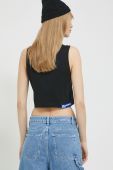 Бавовняний топ Karl Lagerfeld Jeans колір чорний (2924694)
