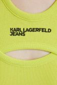 Топ Karl Lagerfeld Jeans жіночий колір зелений