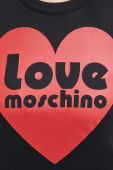 Бавовняна футболка Love Moschino колір чорний (3020484)