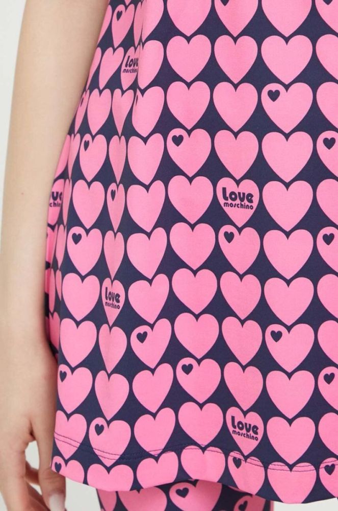 Футболка Love Moschino жіночий колір рожевий фото 5