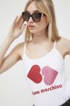 Топ Love Moschino жіночий колір білий (3153683)
