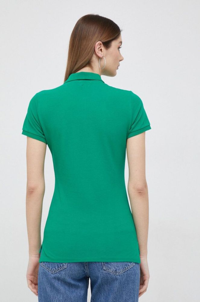 Поло Polo Ralph Lauren жіночий колір зелений фото 3