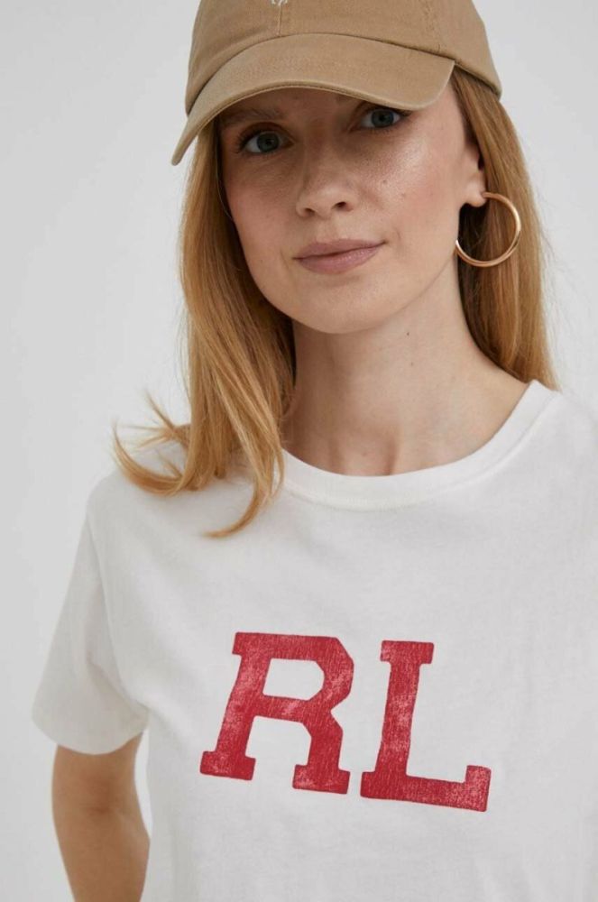 Бавовняна футболка Polo Ralph Lauren колір білий (3191989) фото 4