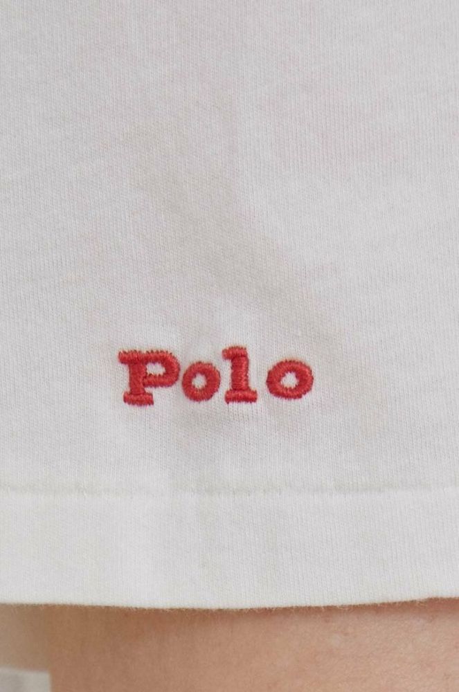 Бавовняна футболка Polo Ralph Lauren колір білий (3191989) фото 5