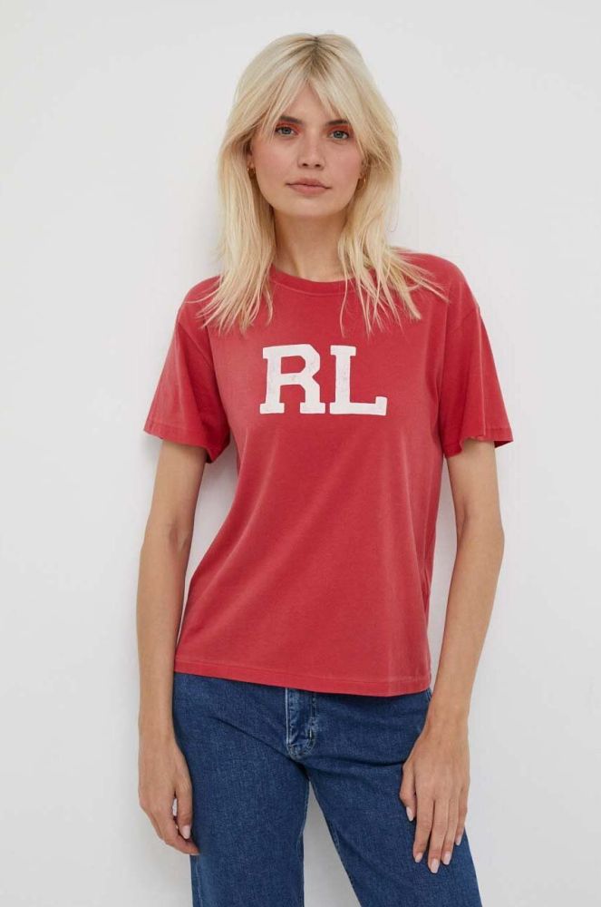 Бавовняна футболка Polo Ralph Lauren колір червоний (3191994)