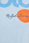 Бавовняна футболка Polo Ralph Lauren колір блакитний (2980721)