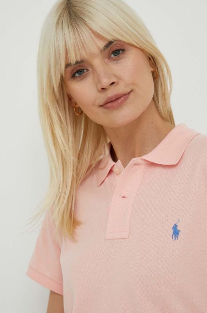 Бавовняне поло Polo Ralph Lauren колір помаранчевий (3222417) фото 4
