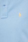 Бавовняне поло Polo Ralph Lauren колір блакитний (2957810)