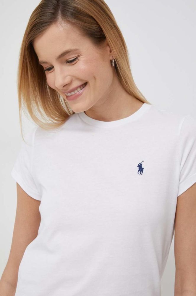 Бавовняна футболка Polo Ralph Lauren колір білий (2948882) фото 4