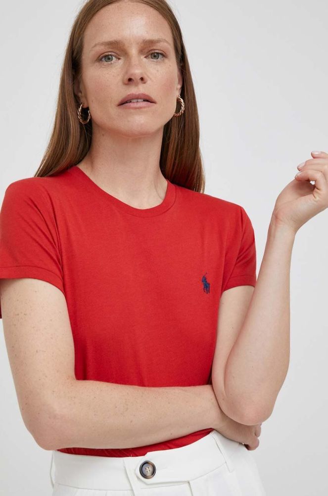 Бавовняна футболка Polo Ralph Lauren колір жовтий (3336366)